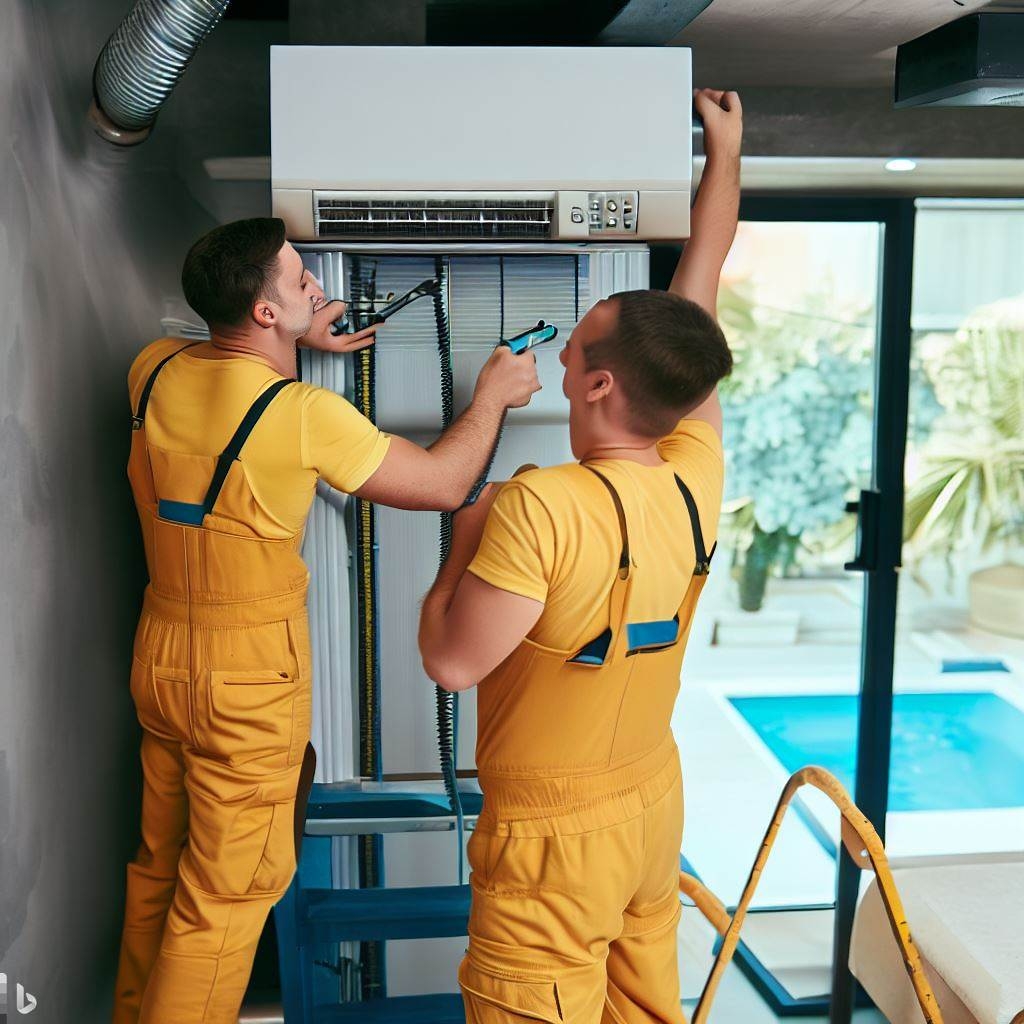 Instalacion aire acondicionado inverter frio calor en Eixample 